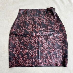 NWOT - Cathouse Latex Small Lava Mini